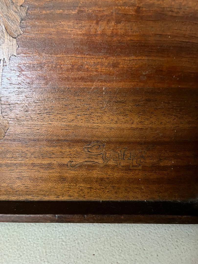 エミールガレ　木製　猫