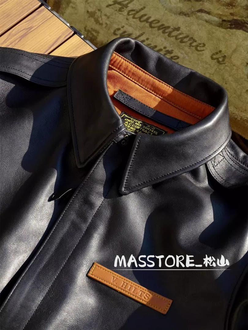 メンズ革ジャン A2 フライトジャケット馬革 本革レザージャケットS-5XL