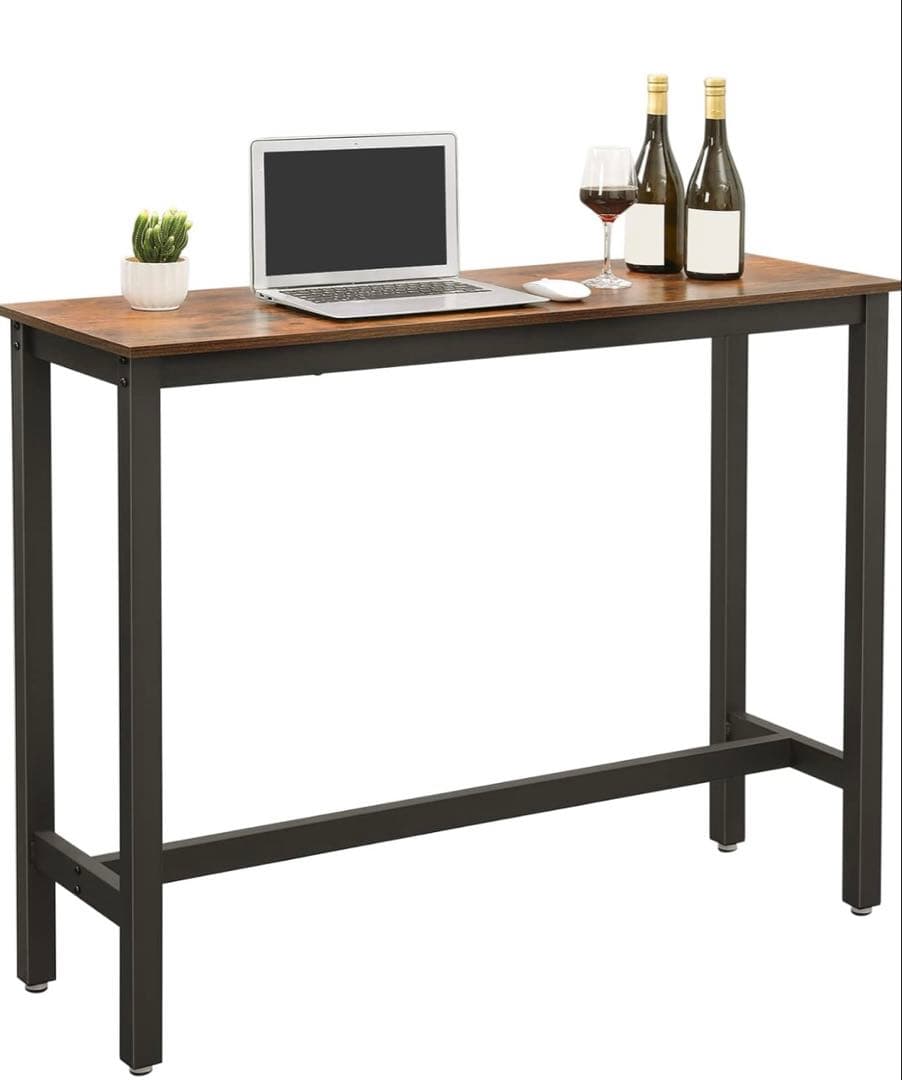 【送料込み】VASAGLE カウンターテーブル／組み立て済み