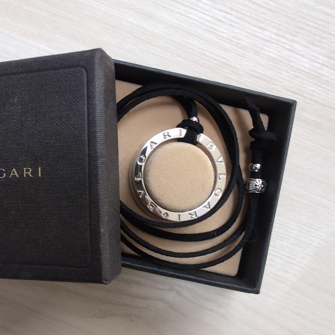 美品 BVLGARI ブルガリ シルバーキーリングチョーカー ボックスケース付