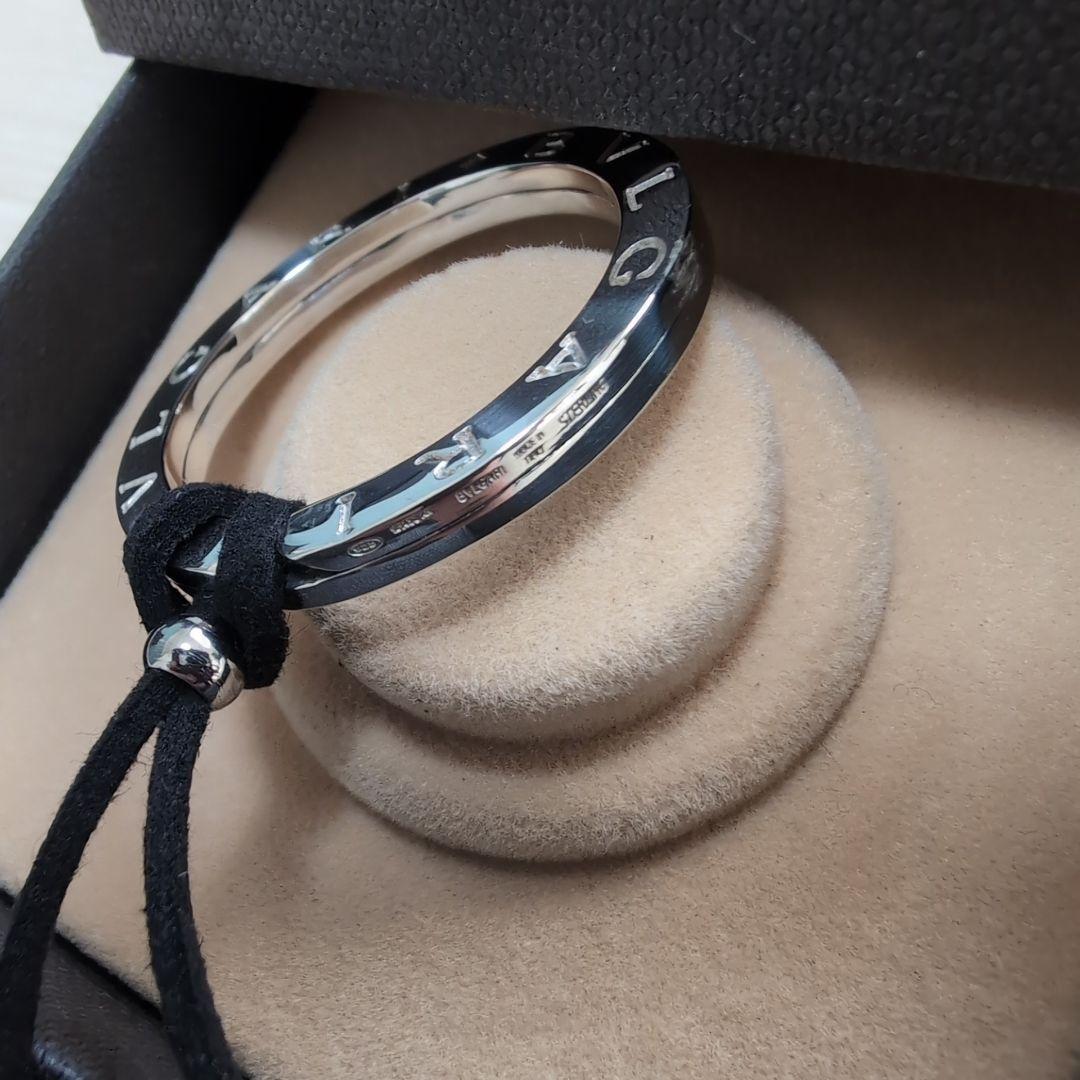 美品 BVLGARI ブルガリ シルバーキーリングチョーカー ボックスケース付