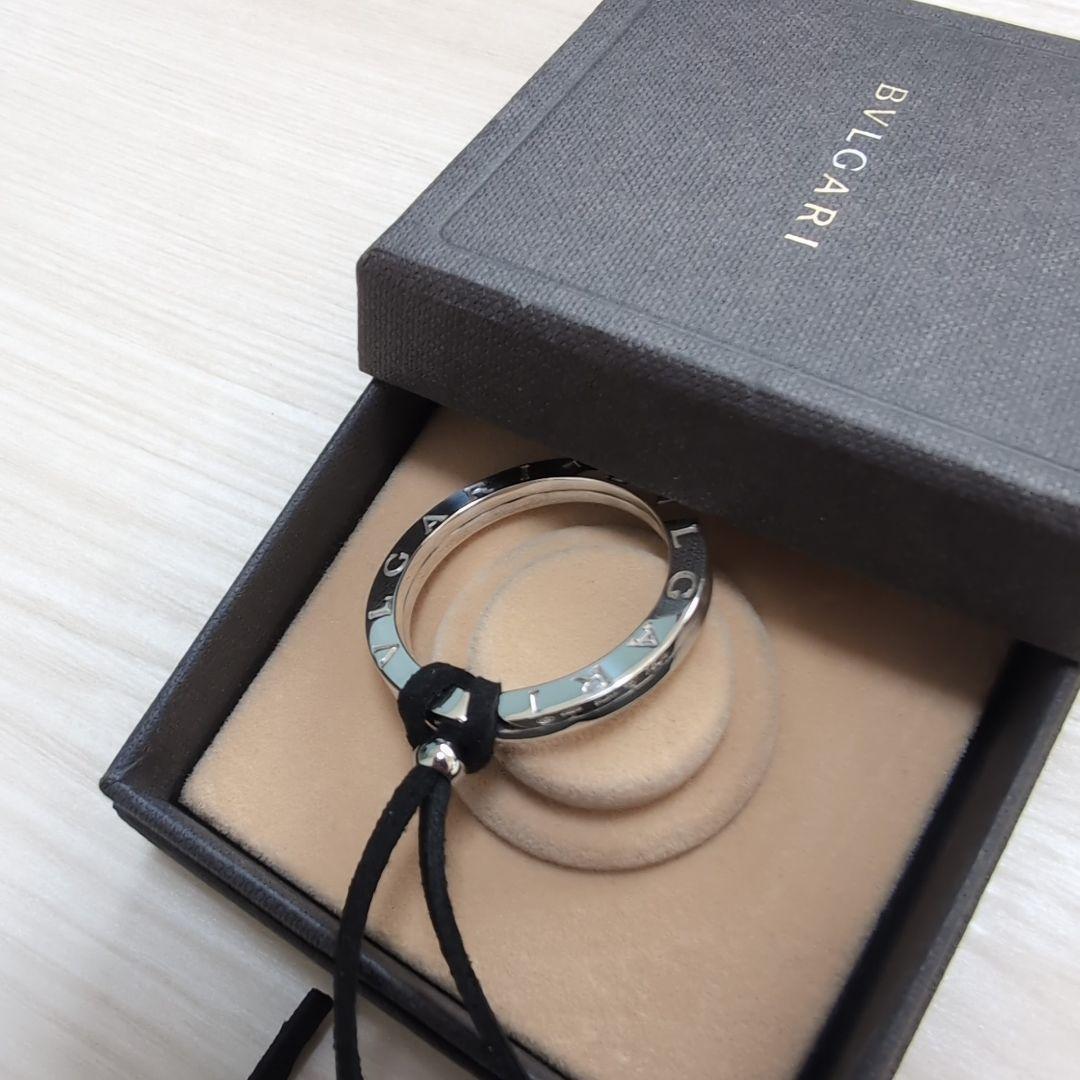 美品 BVLGARI ブルガリ シルバーキーリングチョーカー ボックスケース付