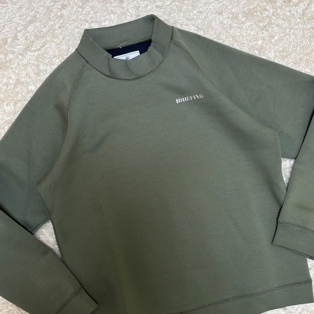 384　ブリーフィング ゴルフ スウェット メンズ カーキ