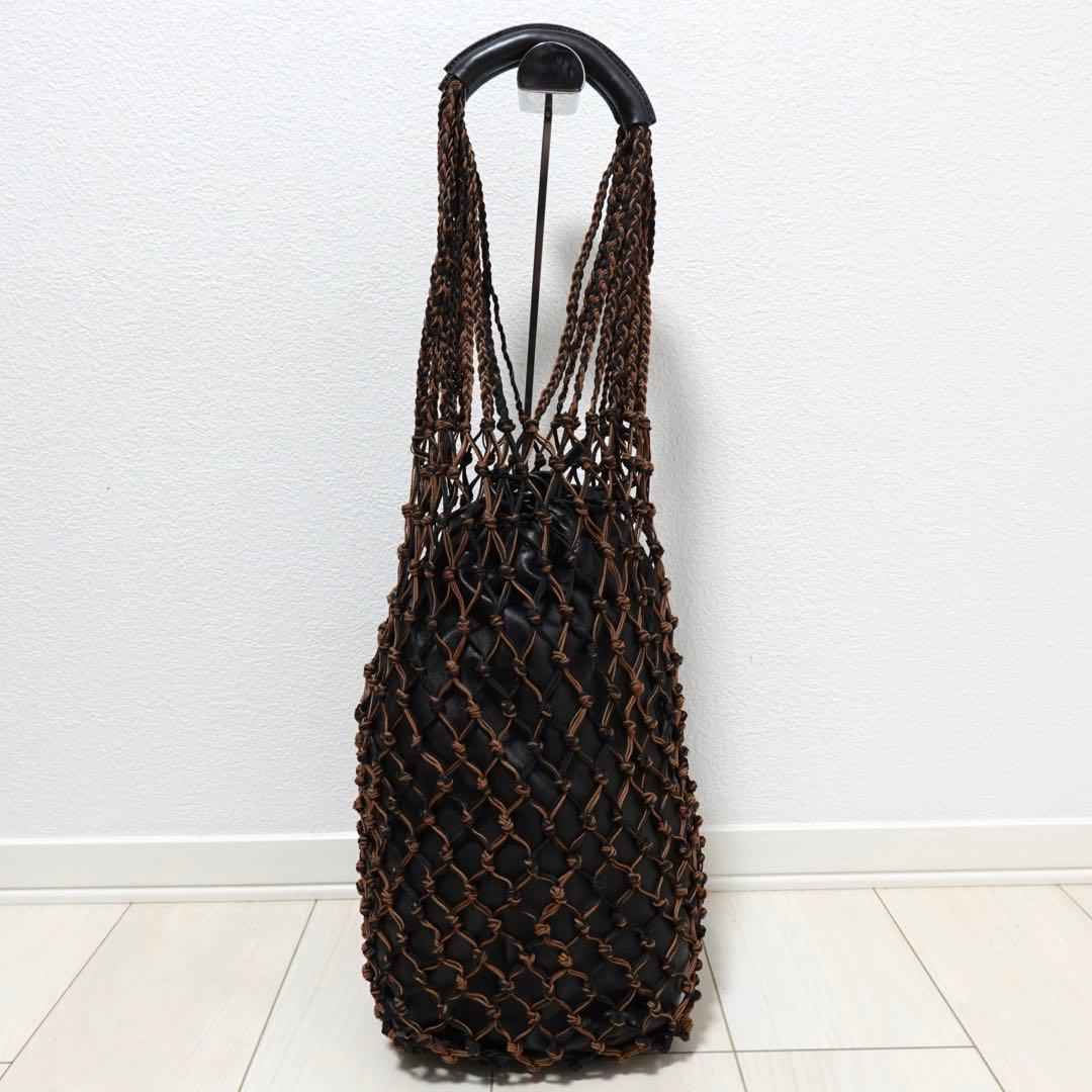 ジルサンダー　NET SQUARE SHOPPER ショルダーバッグ　網　ポーチ