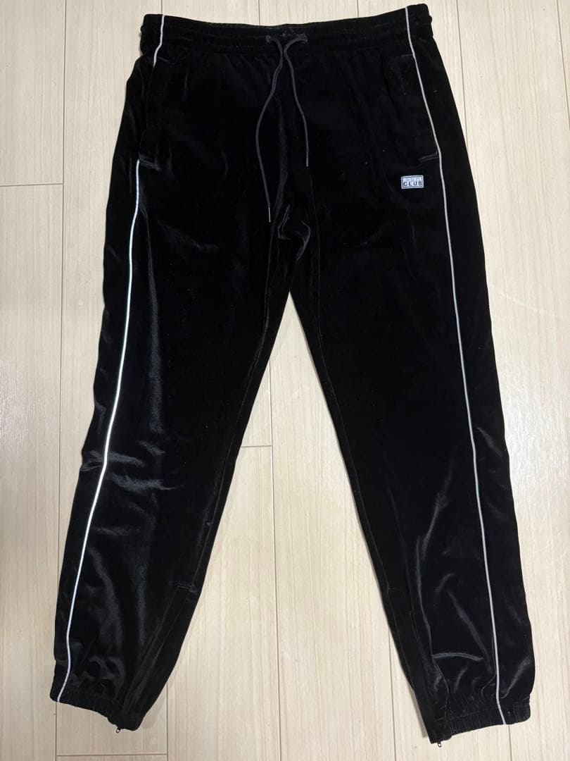 プロクラブ　PRO CLUB ベロアパンツ　ブラック