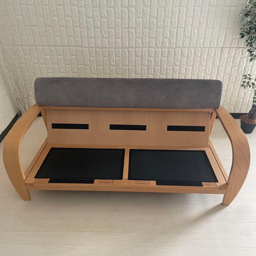 都内23区送料無料✨フジファニチャー✨ 3人掛けソファ