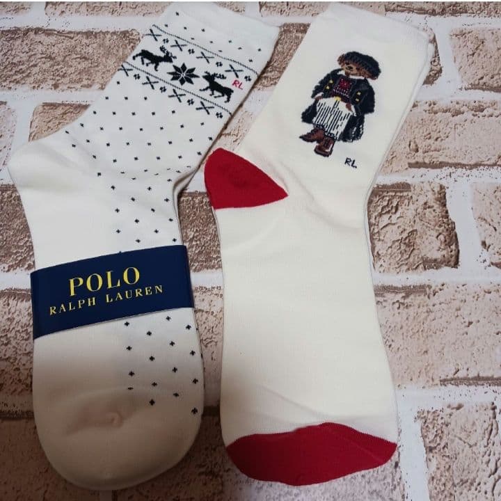 ラルフローレン　バスタオル　靴下　2足　ギフトBOX　袋