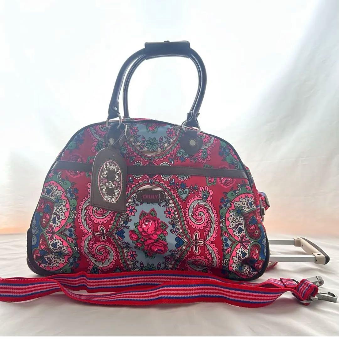 ⚠︎3/18迄★OILILY★オイリリー トラベル バッグ キャリーバッグ 花柄