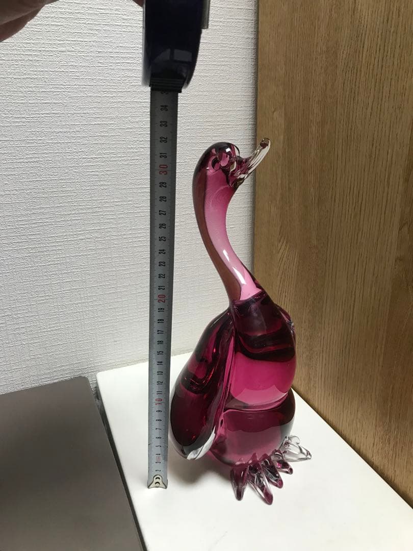 ベネチアンガラス　バード　鳥　アヒル？　オブジェ