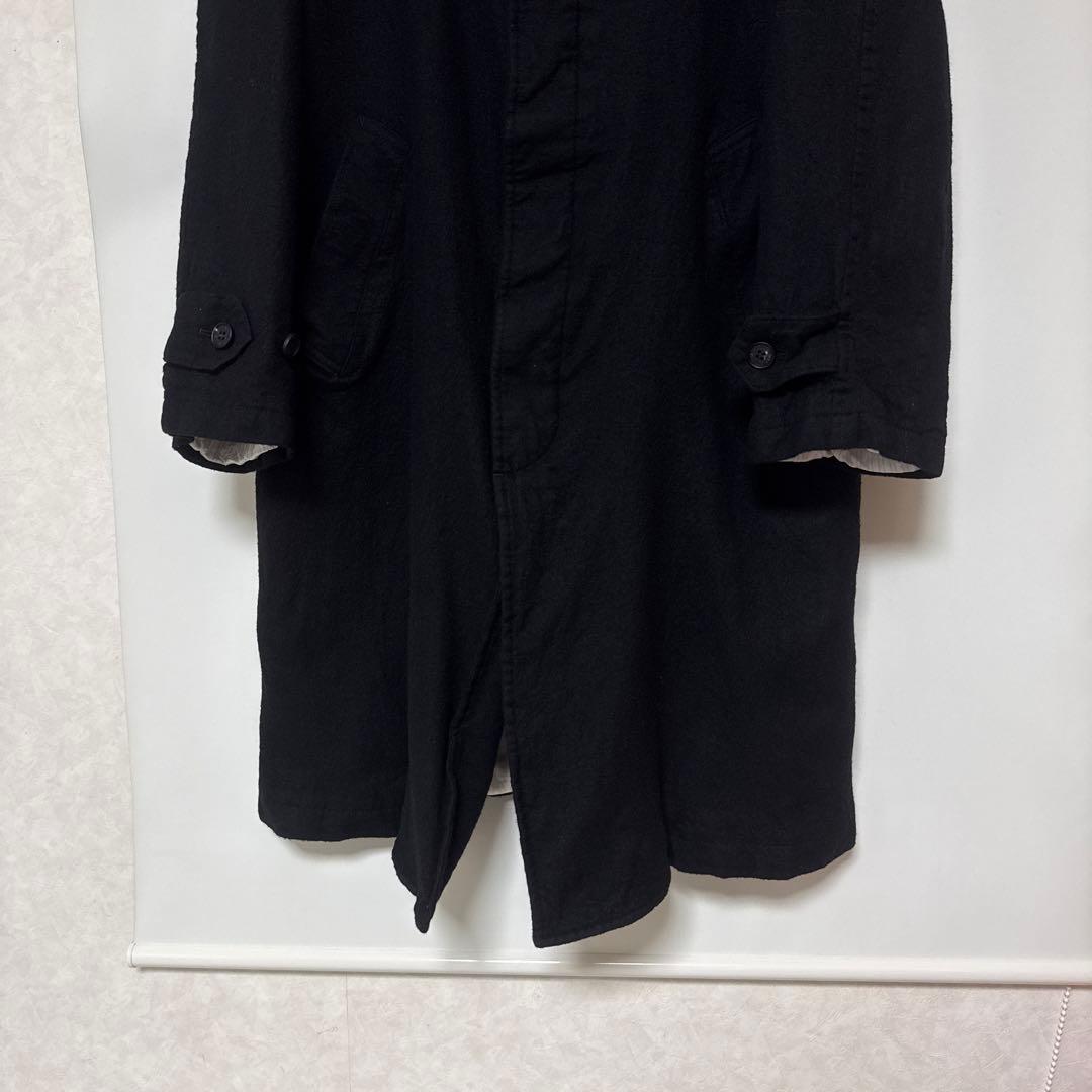 COMME des GARCONS HOMME ウールサージ 製品縮絨コート S