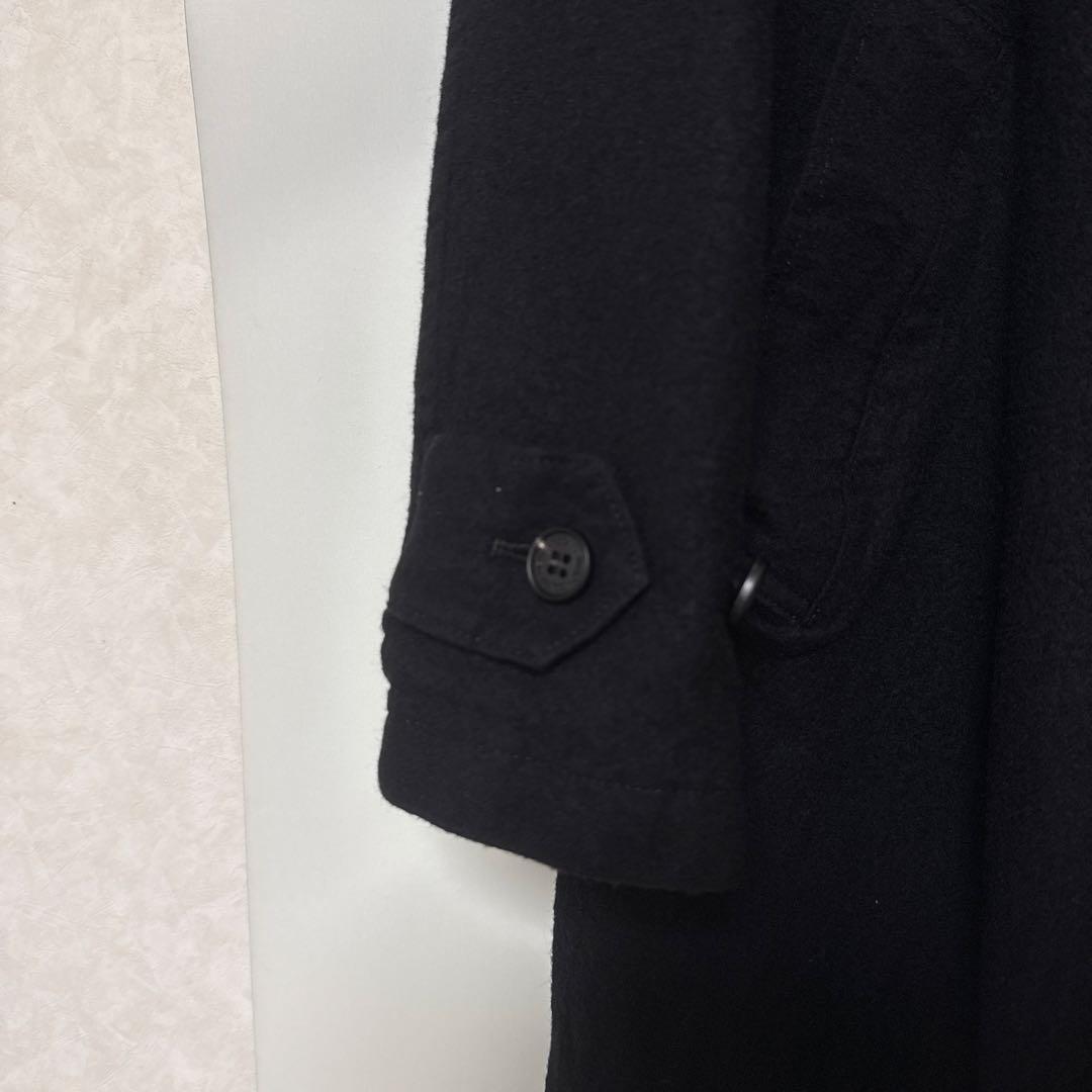 COMME des GARCONS HOMME ウールサージ 製品縮絨コート S