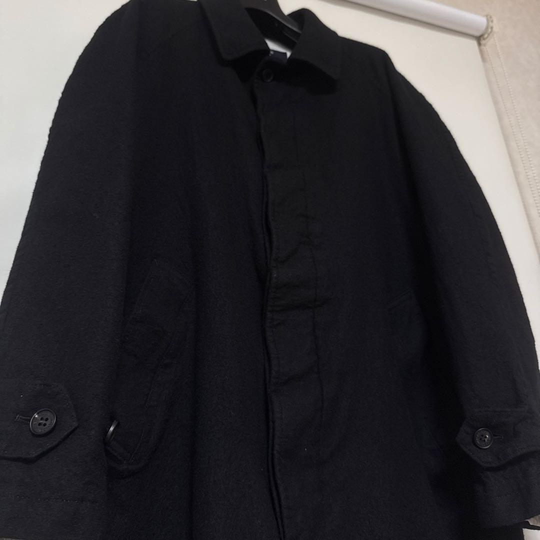 COMME des GARCONS HOMME ウールサージ 製品縮絨コート S