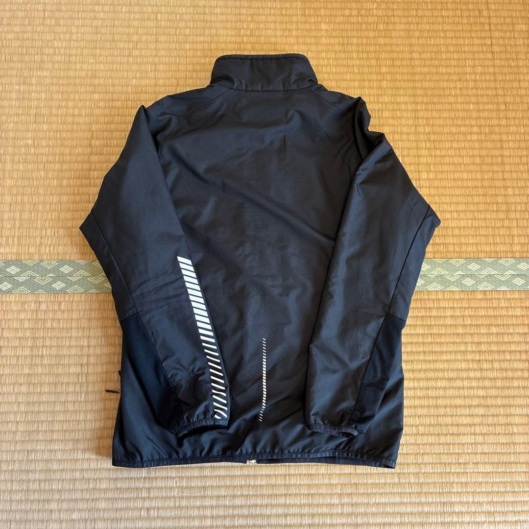 ASICS ブラック ウォームアップジャケット Mサイズ