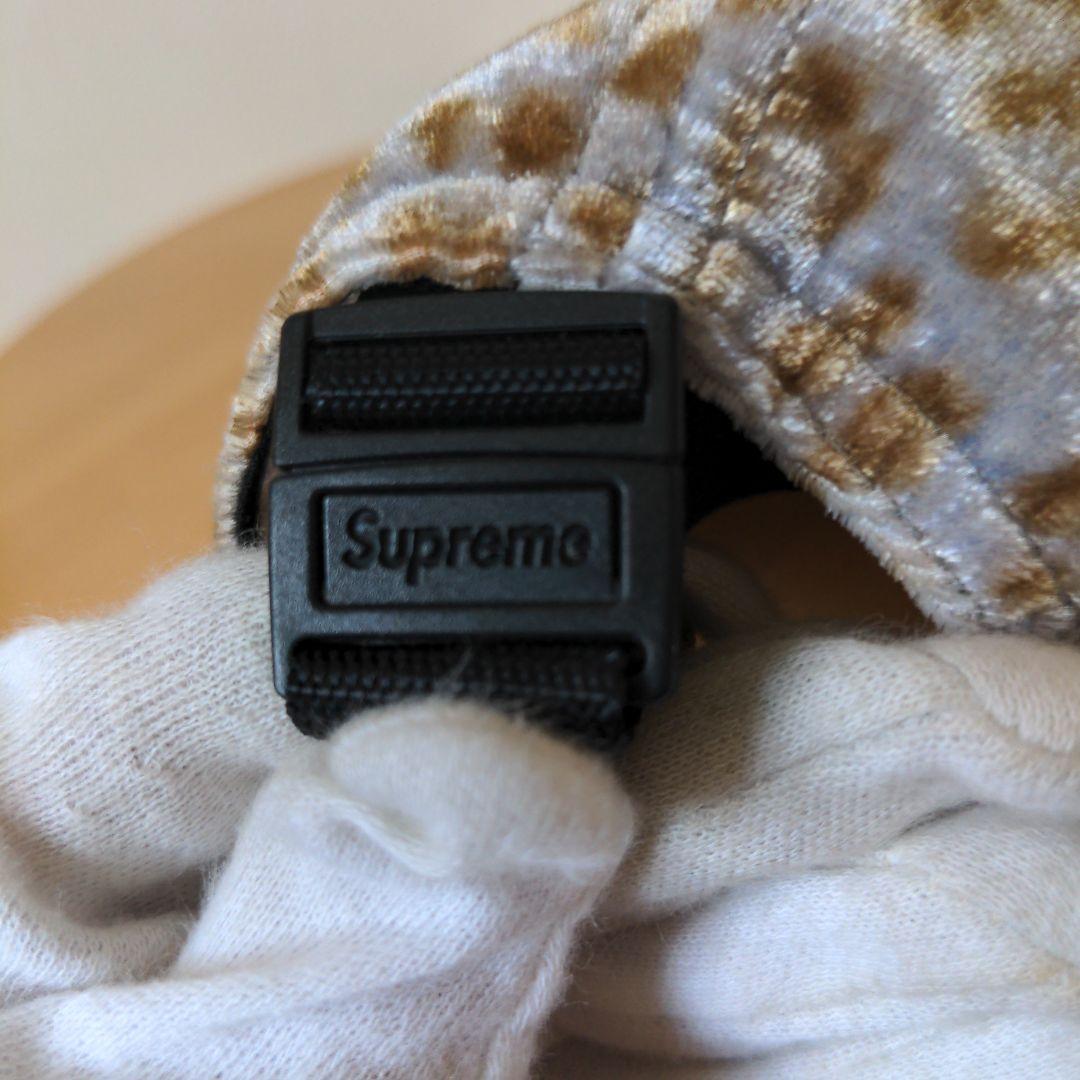 supreme レオパード　キャンプ　キャップ