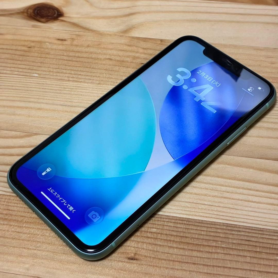 iPhone 11 SIMフリー　バッテリー新品