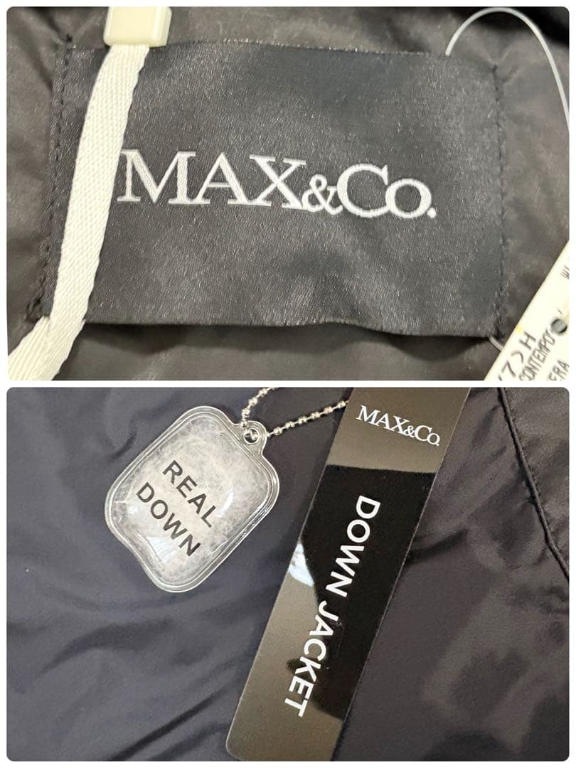 未使用品　マックスアンドコー　ダウンコート　ブラック　マックスマーラ