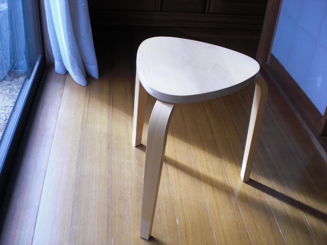 □□ ikea kyrre シルレ スツール 椅子 棚 3脚セット □□