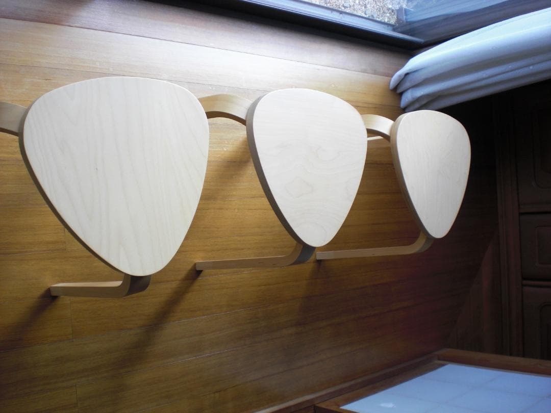 □□ ikea kyrre シルレ スツール 椅子 棚 3脚セット □□