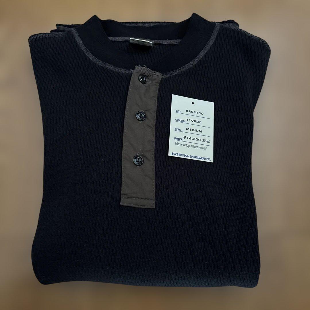 【美品】Buzz Rickson’s バズリクソンズ サーマル ヘンリーネック