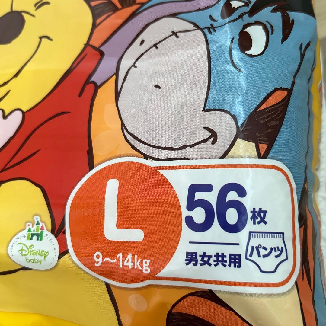 在庫限り　GOO.N Lサイズ おむつ 56枚入り ディズニーデザイン　6袋