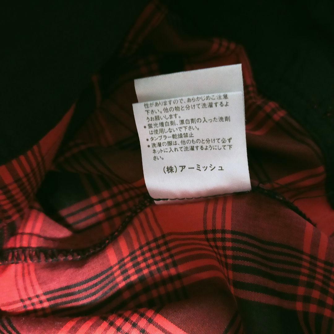 ALGONQUINS アルゴンキン チェック ワンピース ロック フリル