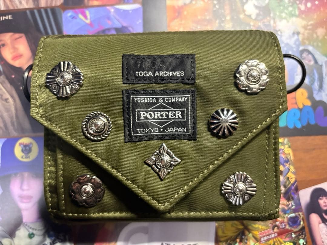 最終値下げ TOGA x PORTER SHOULDER WALLET カーキ