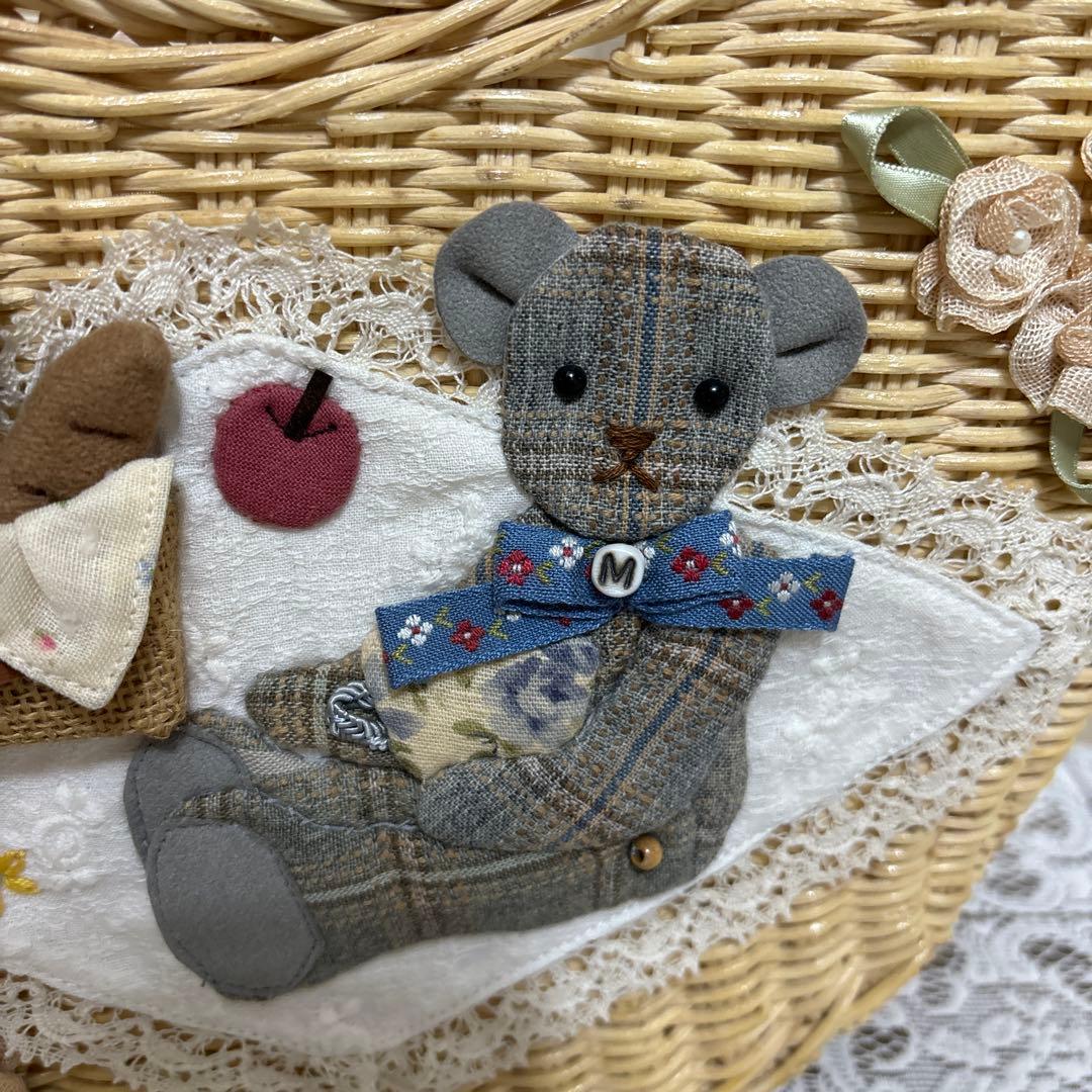 マニー　コラージュ　ベアーバスケット