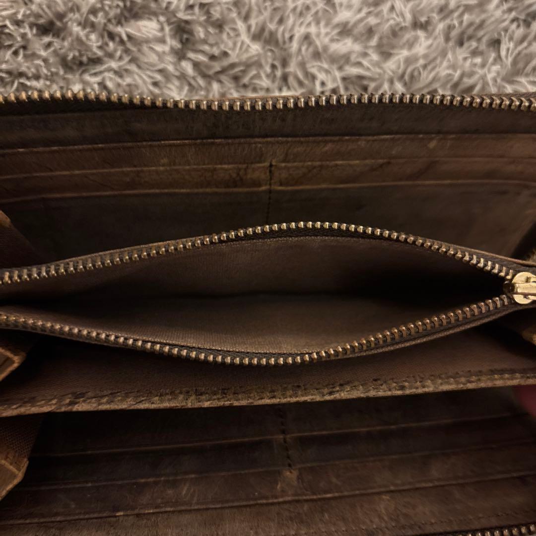 slow kudu L zip long wallet 長財布　ウォレット