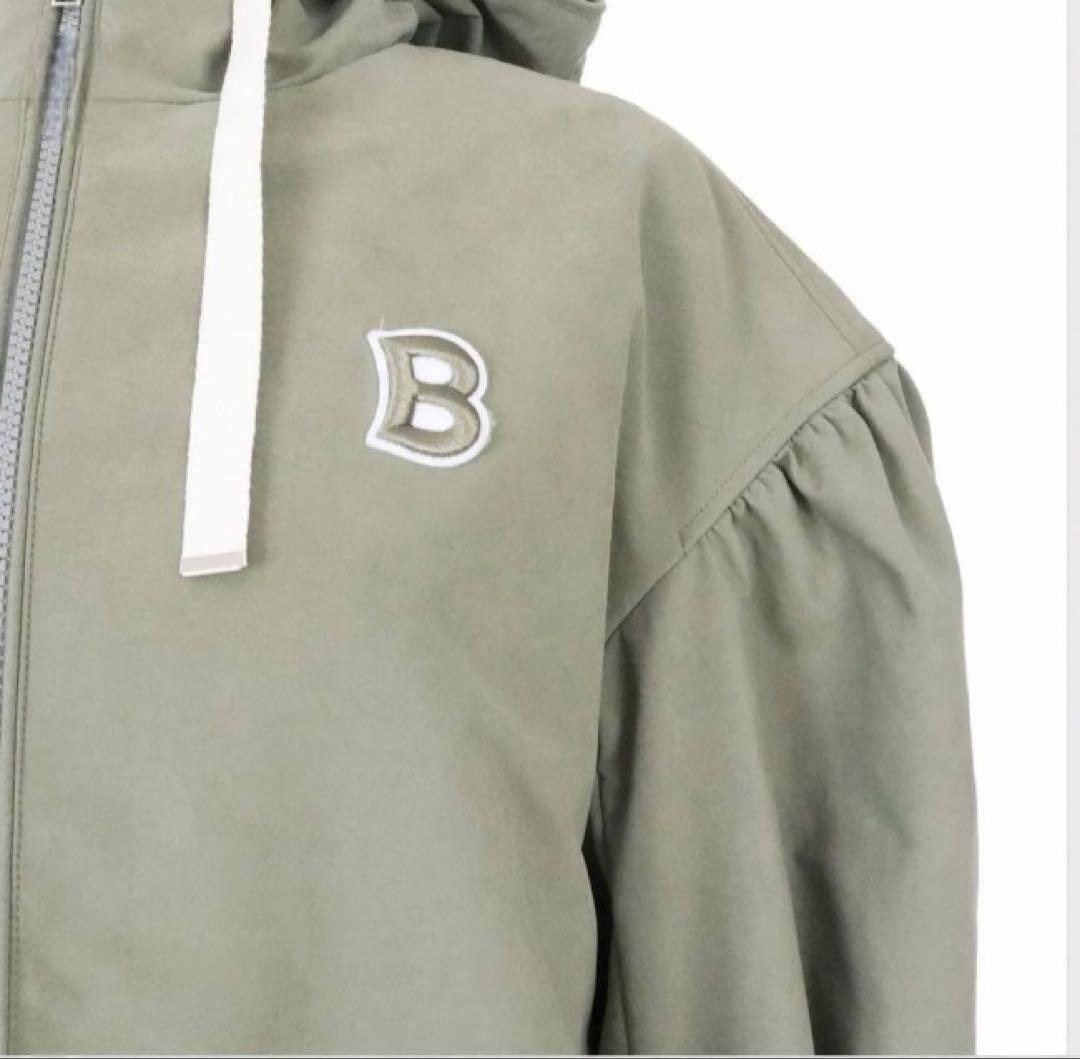 【新品】ボーダーズアットバルコニー ボリュームスリーブ コート　カーキ