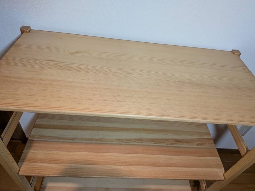 ■送料込■無印良品 MUJI パイン材ユニットシェルフ 2台 棚収納 木製家具