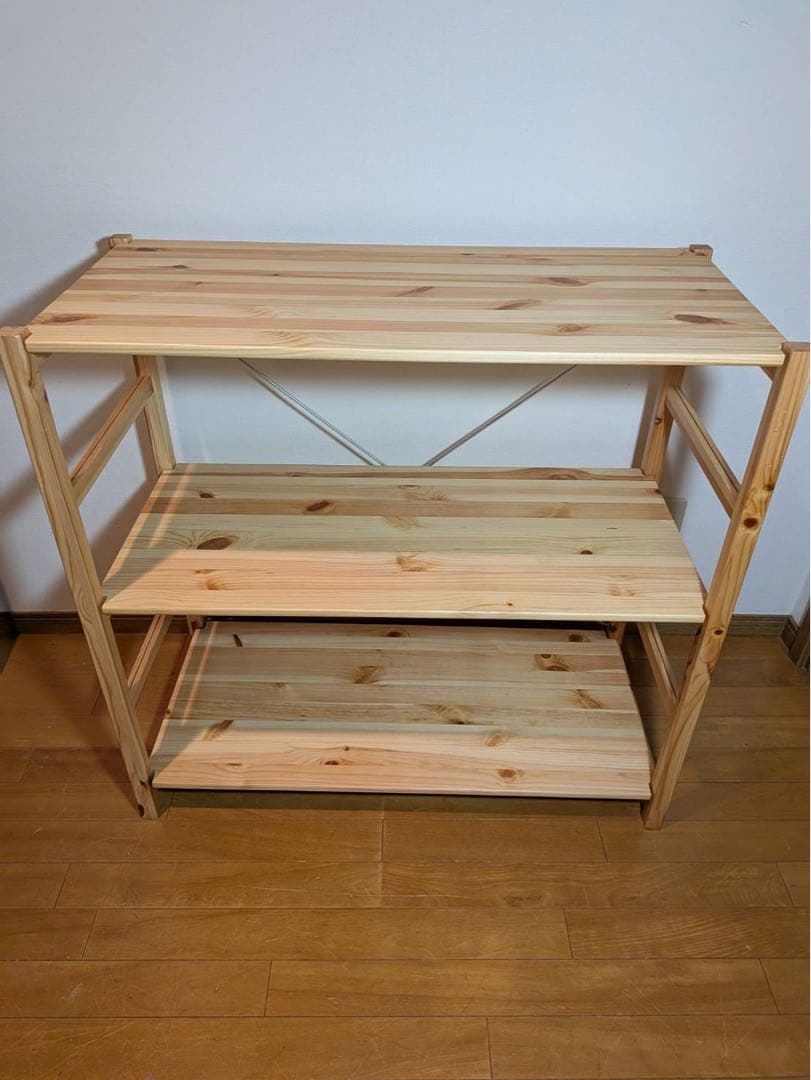 ■送料込■無印良品 MUJI パイン材ユニットシェルフ 2台 棚収納 木製家具