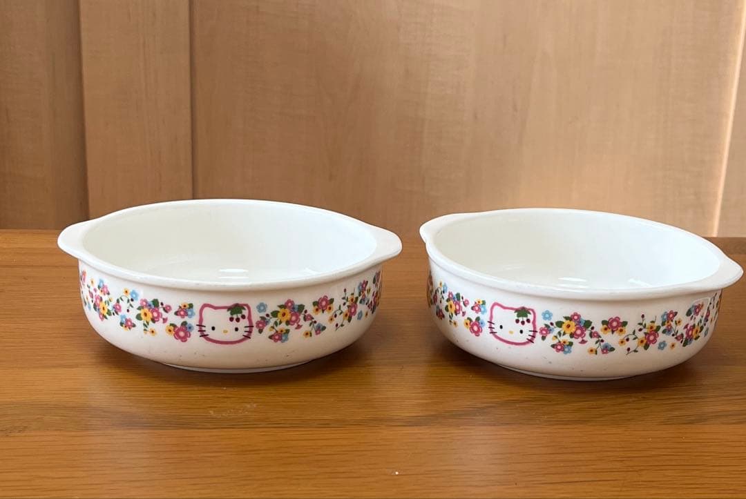 レア　野いちご　キティ　ハローキティ　グラタン皿　食器　当時物　サンリオ