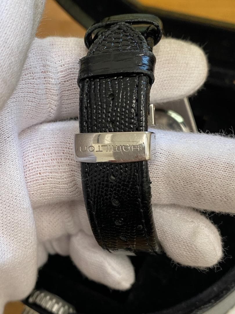 稼働品 HAMILTON ベンチュラ 6337 メンズ 腕時計 付属品あり