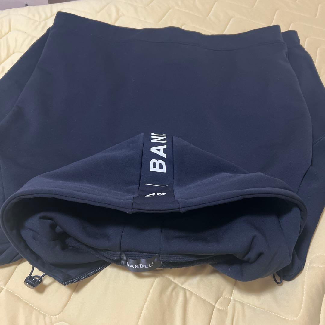 BANDEL フルジップ フード付きパーカー ネイビー裏起毛set up XXL