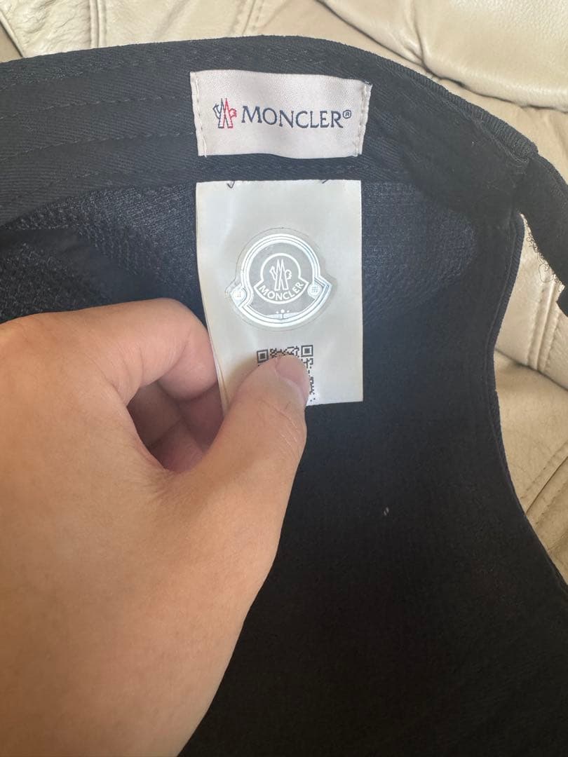 MONCLER ロゴ コットン ベースボール キャップ ユニセックス