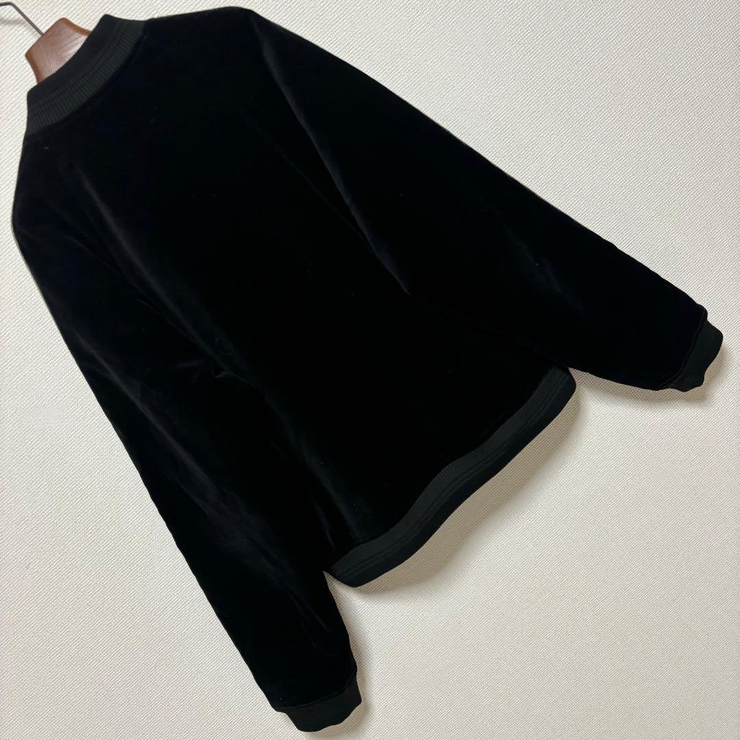 良品■Just Cavalli■ベロア ホース 刺繍スタッズ ボンバージャケット