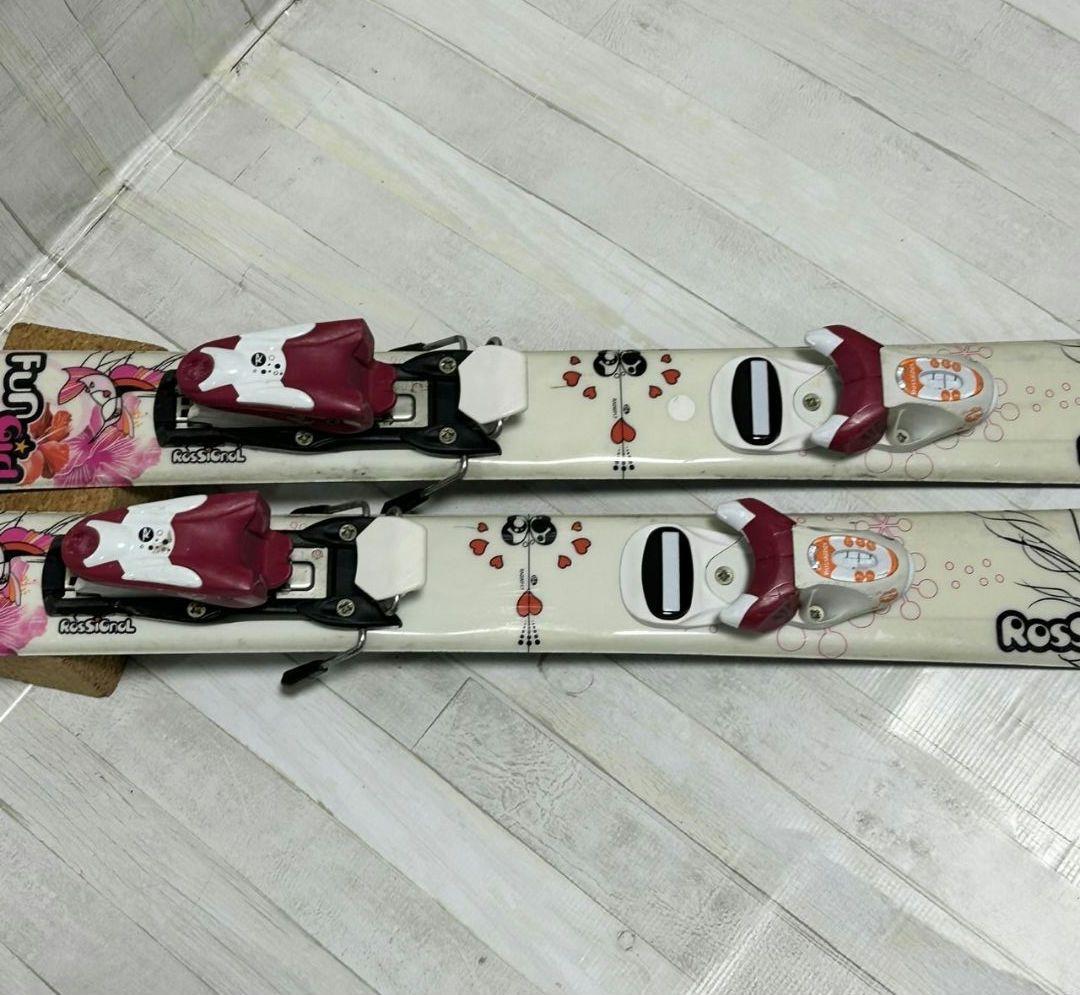 子どもスキーセット　Rossignol Fun Girl スキー板 訳あり