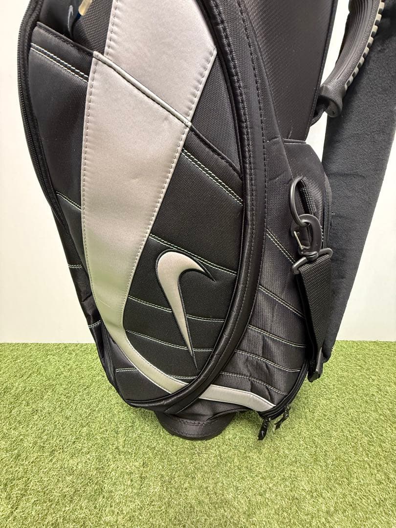 Nike キャディバッグ ブラック グレー ゴルフ ナイキ ケース