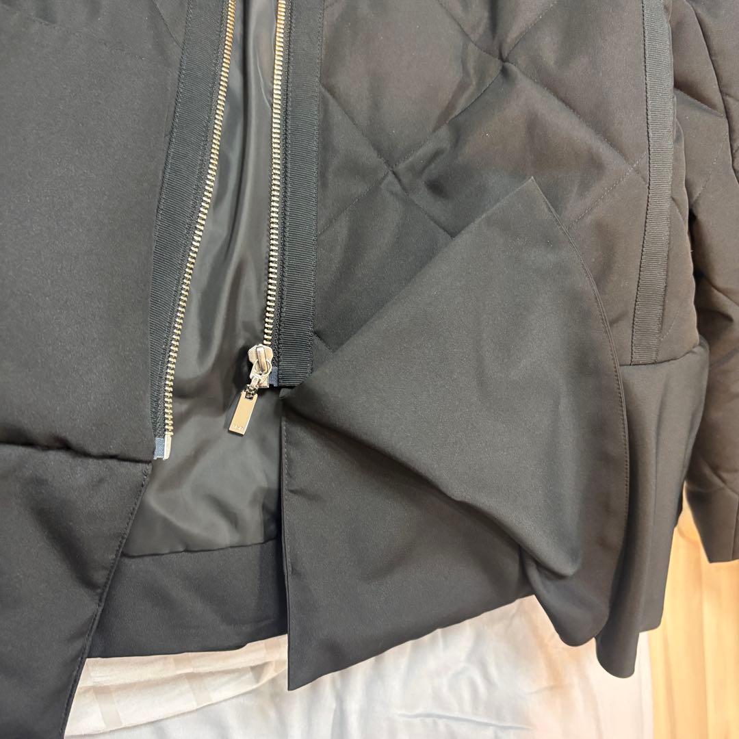 エムプルミエ キルティングぺプラムダウン黒36(クリーニング済)