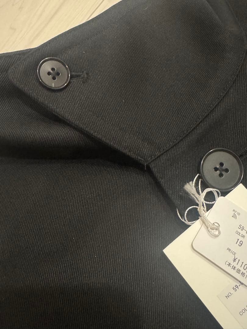 CABaN ウールギャバジンスタンドカラーコート