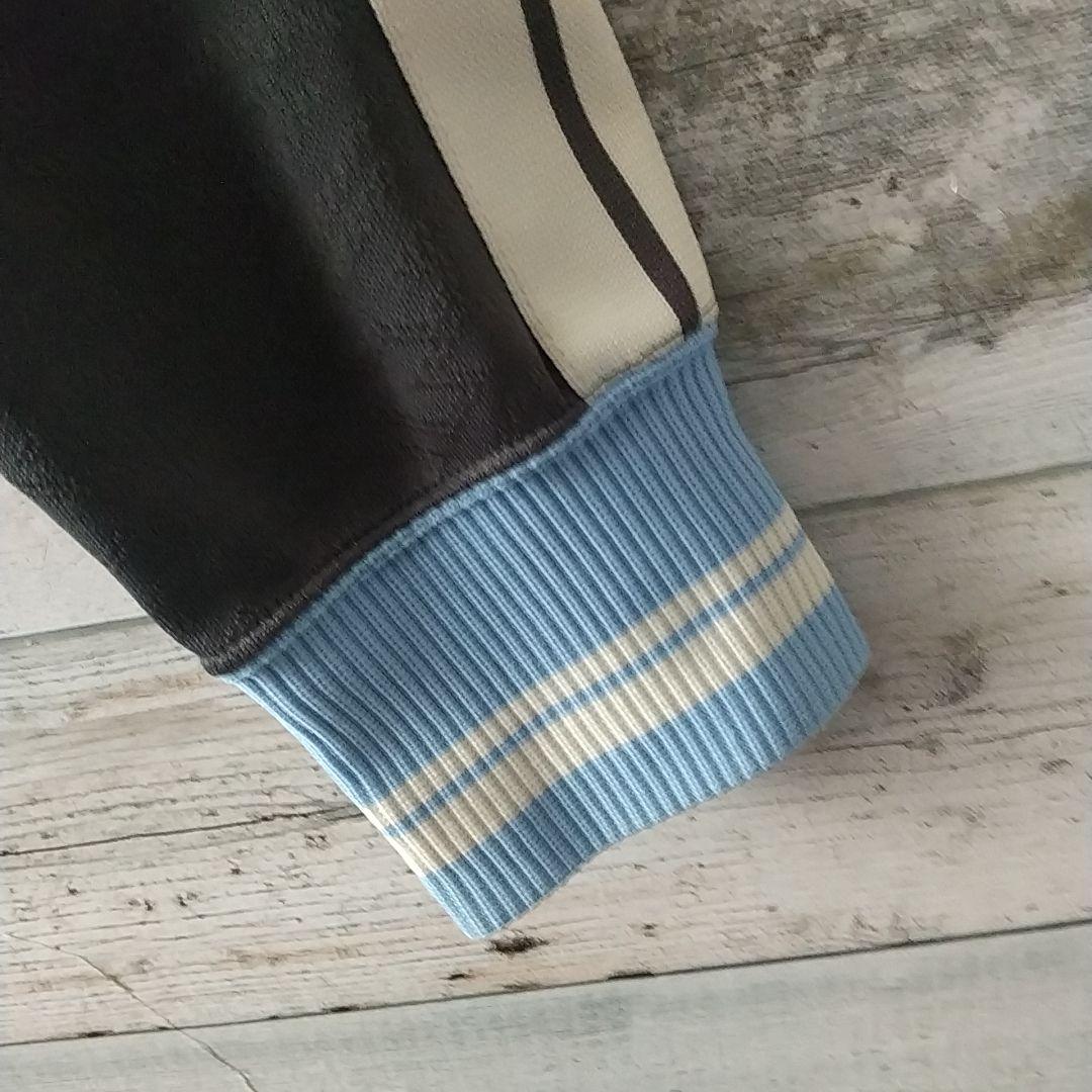 オニツカタイガー 刺繍ロゴ サイドライン リブライン トラックジャケット
