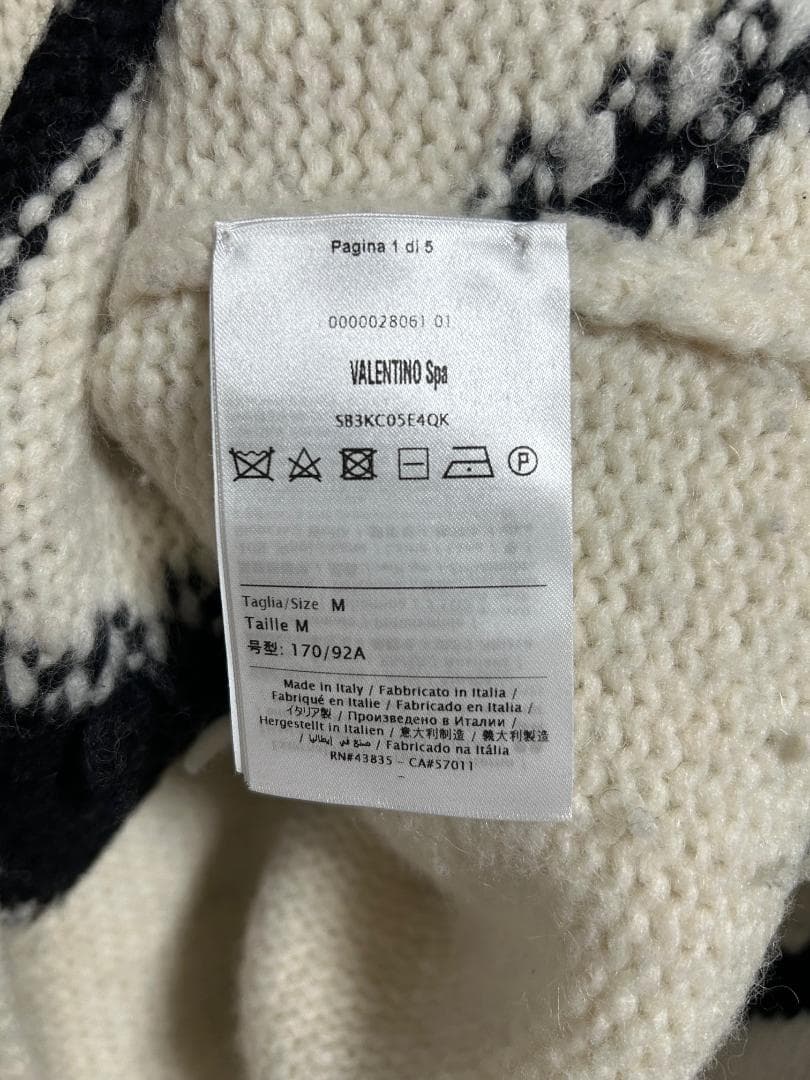 VALENTINO Vロゴ アルパカ ニット 0000028061