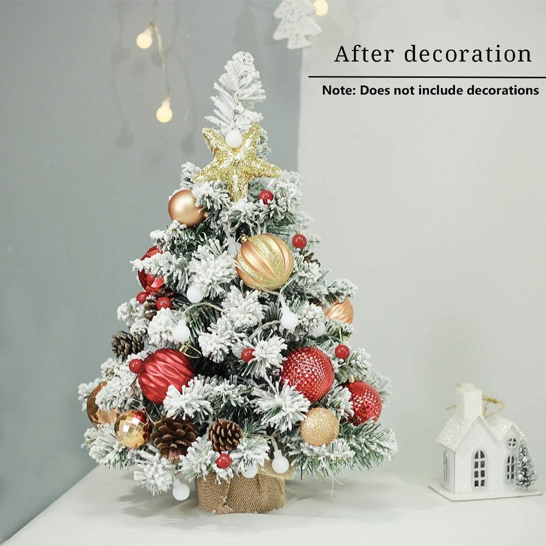 複数購入大歓迎✨クリスマスツリー 雪 フロック テーブルトップ デスクトッ