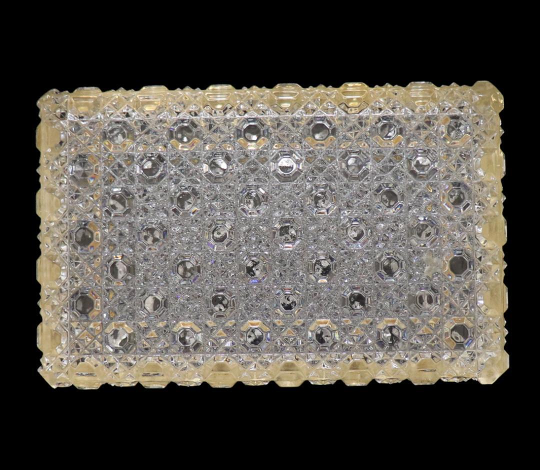 オールド・バカラ 1890年珍型 特大1.7kg 宝石箱 ディアマン・ピエーリー