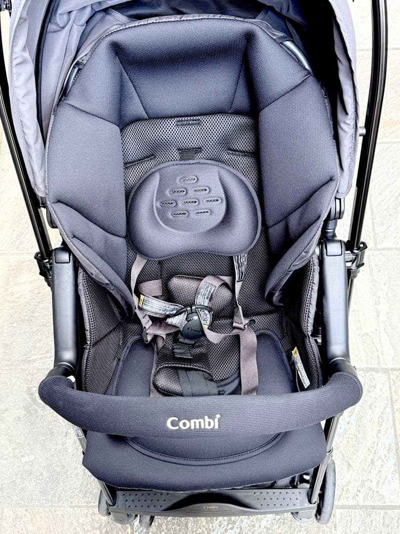 【美品】Combi コンビ AB型ベビーカー スゴカル エッグショック LA