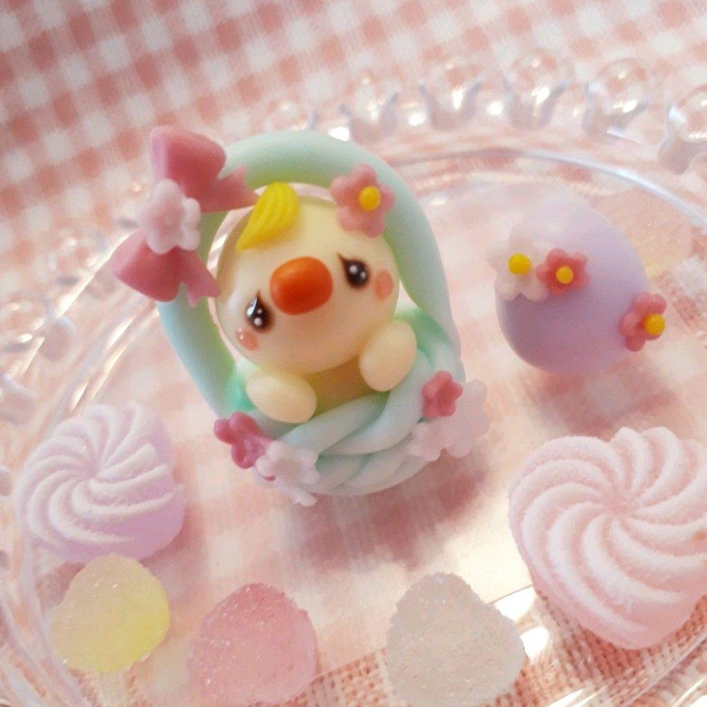 カゴ入りひよこちゃん♡
