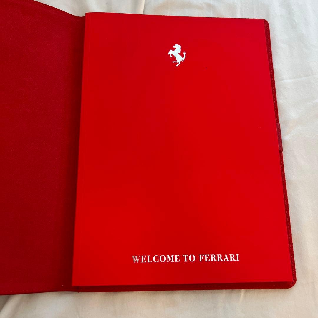 フェラーリ　ウェルカムキット　ノートホルダー