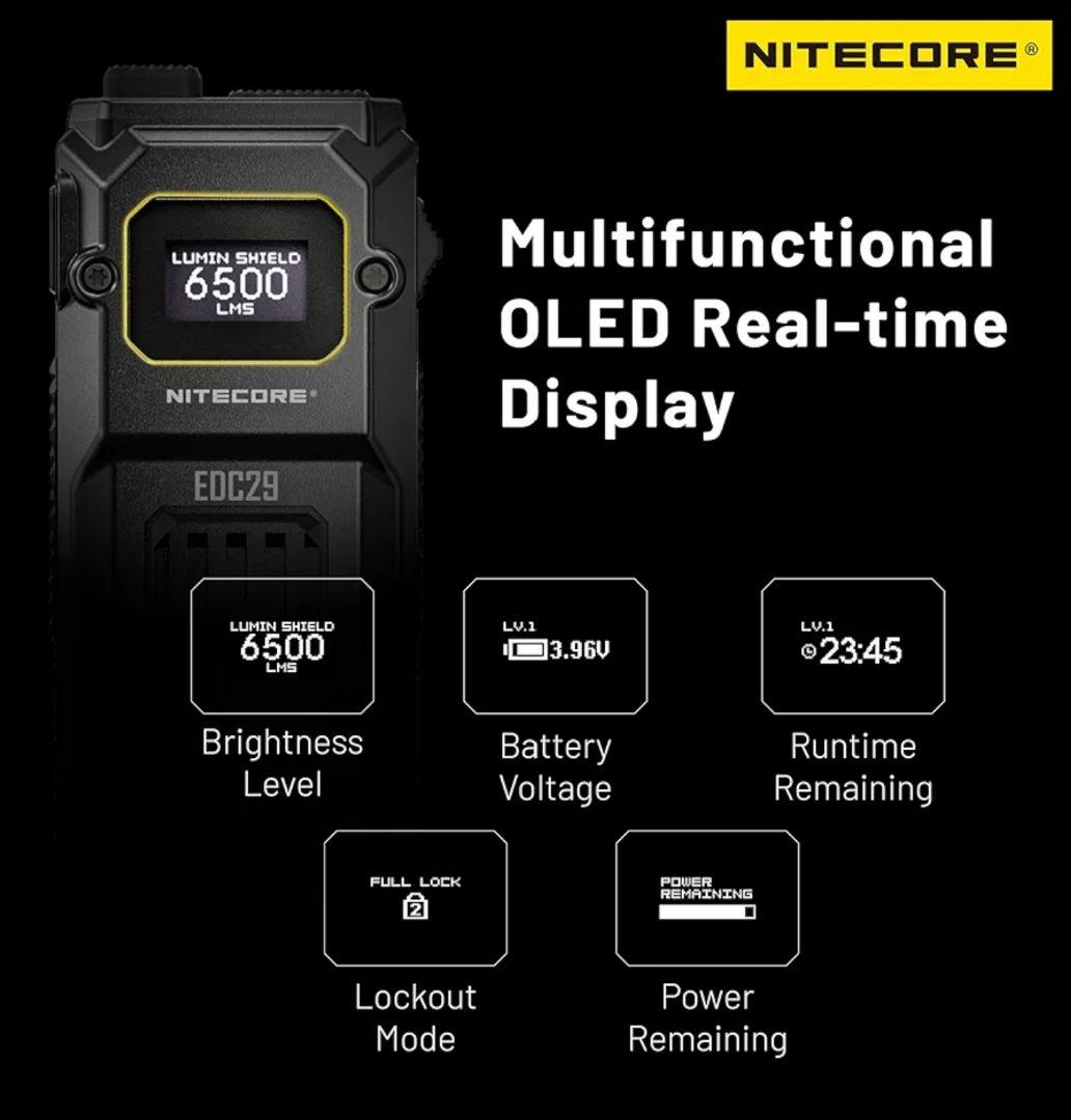 NITECORE ナイトコア EDC29 フラットライト タクティカルライト