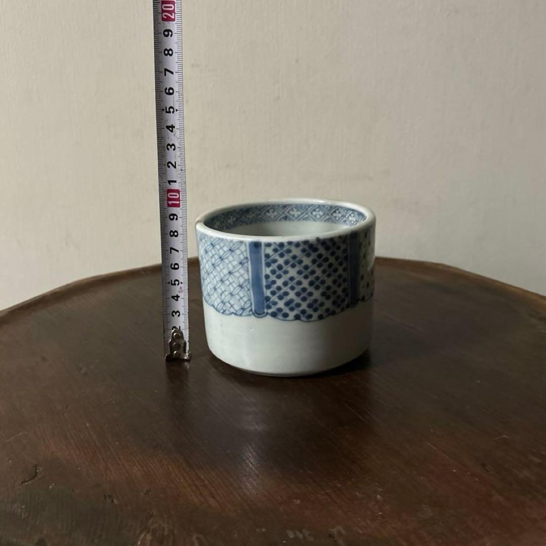 古伊万里染付　火入　江戸時代.明治　骨董品　アンティーク　古道具　白磁　検:李朝
