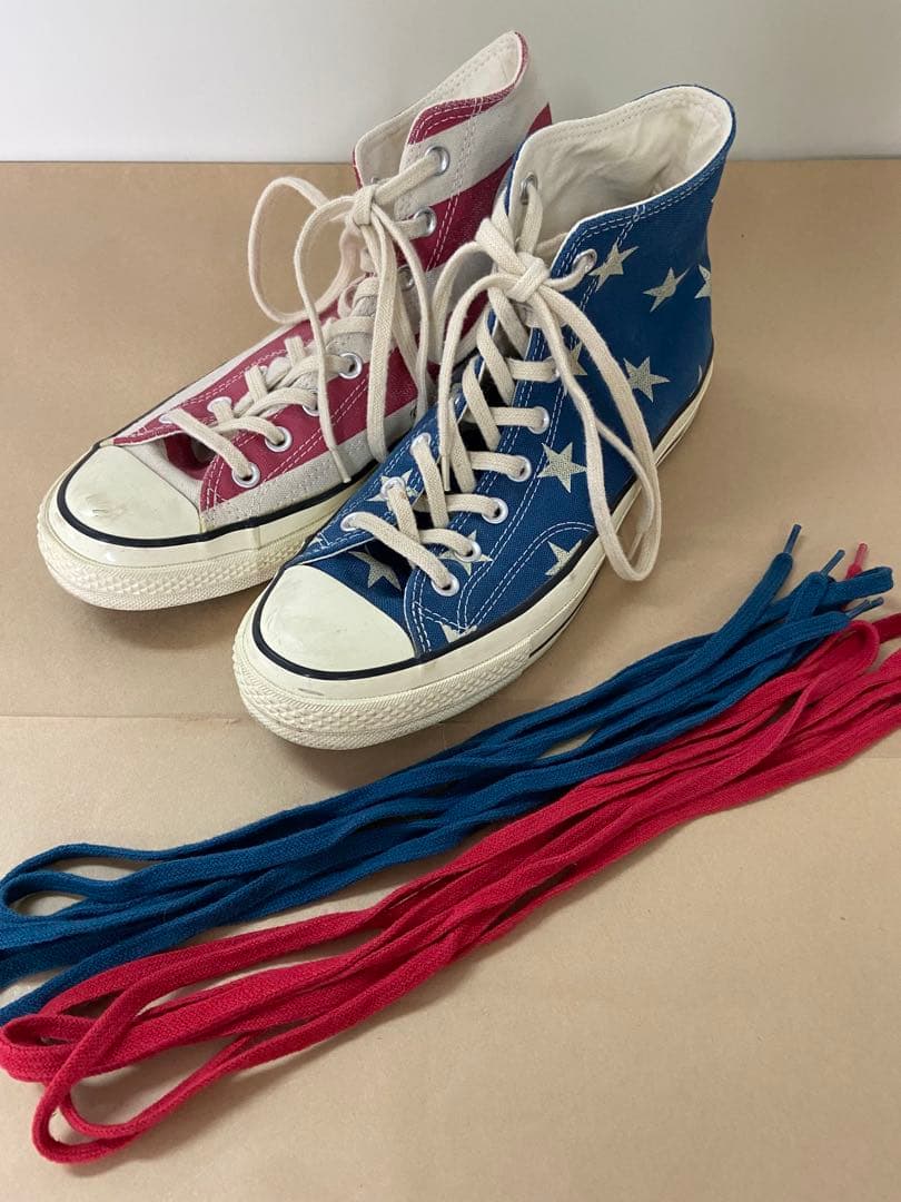 converse アシンメトリー星条旗　世界1300足限定モデル